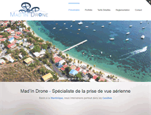 Tablet Screenshot of madindrone.com
